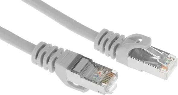 Патч-корд Premier NA102-FTP-C5E-1M 1Гбит/с FTP 4 пары cat.5E CCA molded 1м серый RJ-45 (m)-RJ-45 (m)