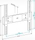 Кронштейн для телевизора Holder LCD-F4611 черный 32&amp;quot;-65&amp;quot; макс.40кг настенный фиксированный