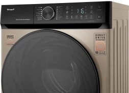 Стиральная машина Weissgauff WM 59411 Direct Drive Inverter Steam Champagne класс: A+++ загр.фронтальная макс.:11кг золотистый