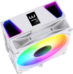 Устройство охлаждения(кулер) Bloody BD-AC220-ARGB1 ARGB Soc-AM5/AM4/1151/1200/2066/1700 белый 4-pin 14-26dB Al+Cu LCD 220W 596gr Ret (BD-AC220-ARGB1-WH)