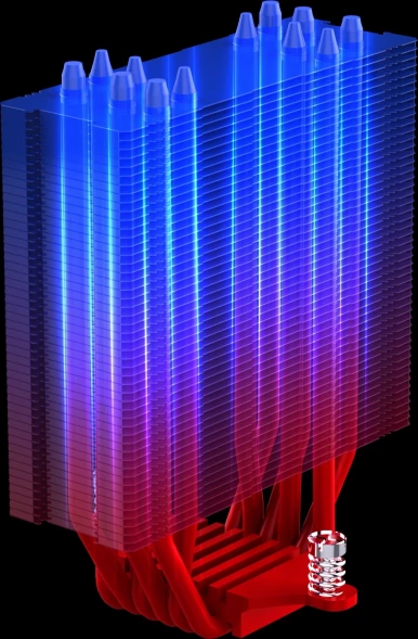 Устройство охлаждения(кулер) Bloody BD-AC220-ARGB1 ARGB Soc-AM5/AM4/1151/1200/2066/1700 белый 4-pin 14-26dB Al+Cu LCD 220W 596gr Ret (BD-AC220-ARGB1-WH)