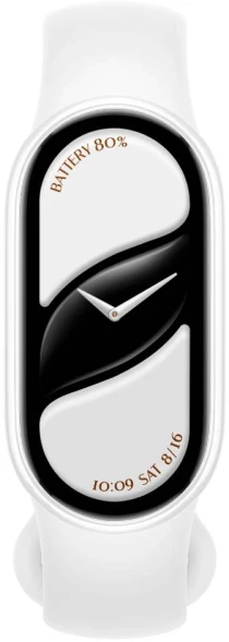 Фитнес-трекер Xiaomi Smart Band 10 AMOLED корп.:белый рем.:белый (BHR07Y5GL)