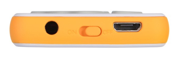 Плеер Hi-Fi Flash Digma S4 8Gb белый/оранжевый/1.8&amp;quot;/FM/microSDHC