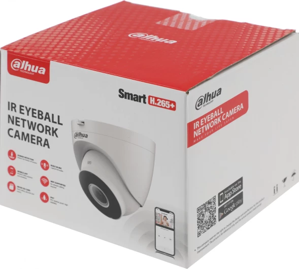 Камера видеонаблюдения IP Dahua DH-IPC-HDW1430DTP-SAW-0280B Wi-Fi 2.8-2.8мм цв. корп.:белый