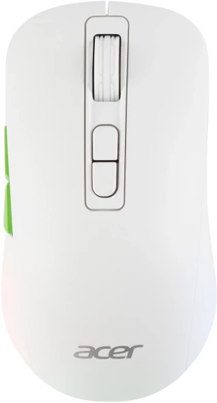 Мышь Acer OMR311 белый оптическая 2400dpi беспров. BT/Radio USB 7but (ZL.MCECC.034)