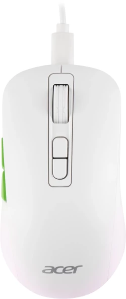 Мышь Acer OMR311 белый оптическая 2400dpi беспров. BT/Radio USB 7but (ZL.MCECC.034)