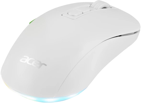 Мышь Acer OMR311 белый оптическая 2400dpi беспров. BT/Radio USB 7but (ZL.MCECC.034)