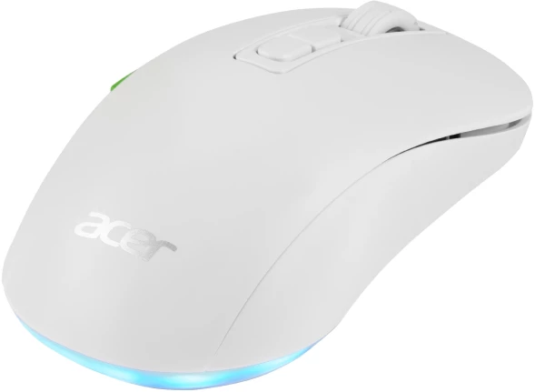 Мышь Acer OMR311 белый оптическая 2400dpi беспров. BT/Radio USB 7but (ZL.MCECC.034)