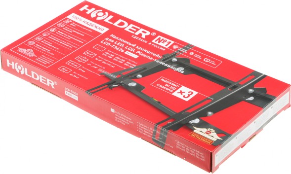 Кронштейн для телевизора Holder T3626-B черный 22&amp;quot;-47&amp;quot; макс.25кг настенный наклон