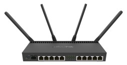 Роутер беспроводной MikroTik RB4011iGS+5HacQ2HnD-IN AC2000 10/100/1000BASE-TX/SFP+ черный