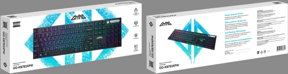 Клавиатура GMNG GG-KB783XPW механическая черный USB беспроводная BT/Radio Multimedia for gamer LED (1910520)