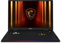 Ноутбук MSI Raider 18 HX AI A2XWIG-204RU Core Ultra 9 275HX 32Gb SSD4Tb NVIDIA GeForce RTX5080 16Gb 18&amp;quot; IPS UHD+ (3840x2400) Windows 11 black WiFi BT Cam (9S7-182462-204)