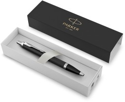 Ручка шариков. Parker IM Essential K319 (CW2143632) Matte Black CT M син. черн. подар.кор.