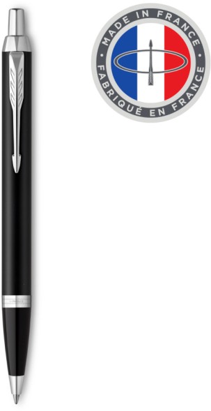 Ручка шариков. Parker IM Essential K319 (CW2143632) Matte Black CT M син. черн. подар.кор.