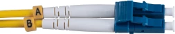 Патч-корд Cabeus FOP(D)-9-LC-FC-1M 2x9/125 OS2 LC дуплекс-FC дуплекс 1м LSZH желтый