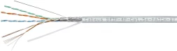 Кабель Cabeus SFTP-4P-CAT.5E-PATCH-GY кат.5E SF/UTP 4 пары PVC внутренний 305м серый