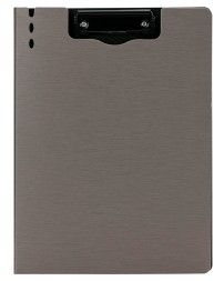 Папка-планшет Deli 64513GREY A4 полипропилен вспененный серый с крышкой