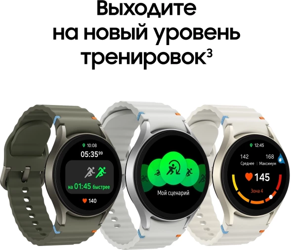 Смарт-часы Samsung Galaxy Watch 7 LTE 40мм 1.31&amp;quot; AMOLED корп.зеленый рем.зеленый (SM-L305FZGACAU)
