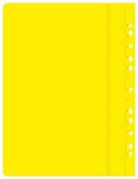 Папка-скоросшиватель Бюрократ -PS10YEL A4 10 вкладышей боков.перф. пластик желтый 0.12/0.16