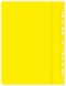 Папка-скоросшиватель Бюрократ -PS10YEL A4 10 вкладышей боков.перф. пластик желтый 0.12/0.16