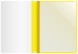 Папка-скоросшиватель Бюрократ -PS10YEL A4 10 вкладышей боков.перф. пластик желтый 0.12/0.16