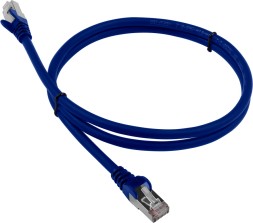 Патч-корд Lanmaster LAN-PC45/S6-15-BL FTP RJ-45 вил.-вилка RJ-45 кат.6 15м синий LSZH