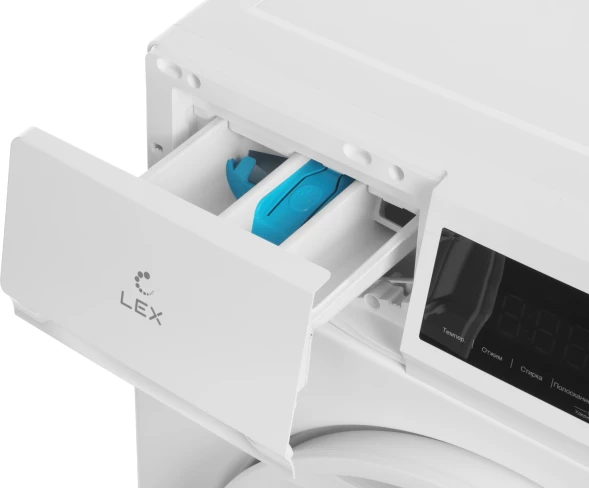 Стиральная машина Lex LWM08012WID класс: A+++ загр.фронтальная макс.:8кг белый инвертер