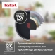 Сковорода Tefal Force 4218022 круглая 22см покрытие: антипригарное ручка несъемная (без крышки) черный (9100048314)
