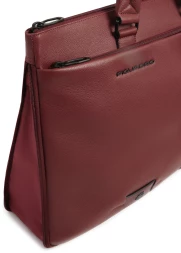Деловая сумка мужская Piquadro Russel CA4021W137/CU с отделением для ноутбука 15.6&amp;quot; красное дерево натур.кожа