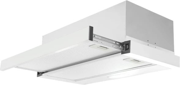 Вытяжка встраиваемая Hyundai HBH 6235 WG белый управление: кнопочное (1 мотор)