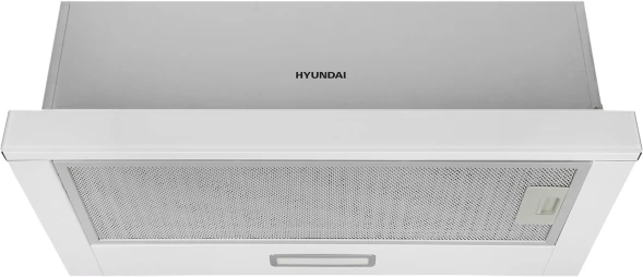 Вытяжка встраиваемая Hyundai HBH 6235 WG белый управление: кнопочное (1 мотор)