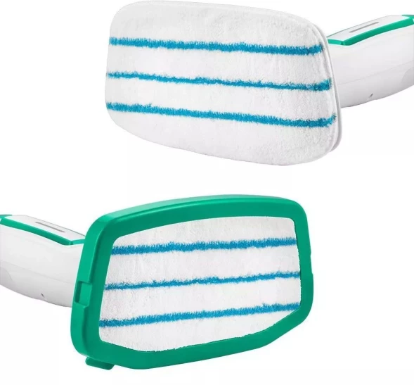 Швабра паровая Kitfort КТ-1098 1250Вт белый/зеленый