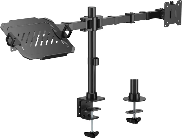 Кронштейн для монитора/ноутбука Cactus CS-VM-LH24-BL черный 17&amp;quot;-35&amp;quot; макс.20кг настольный поворот и наклон