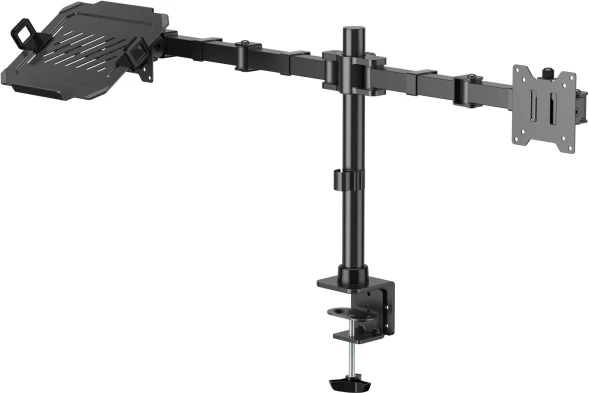 Кронштейн для монитора/ноутбука Cactus CS-VM-LH24-BL черный 17&amp;quot;-35&amp;quot; макс.20кг настольный поворот и наклон