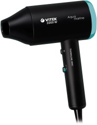 Фен Vitek VT-1324 2200Вт черный/зеленый