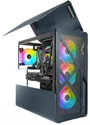 Корпус Azza CAST черный без БП ATX 1x140mm 2xUSB3.0 audio