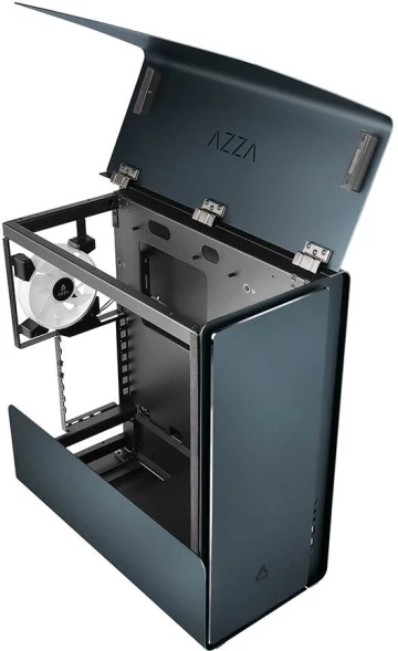 Корпус Azza CAST черный без БП ATX 1x140mm 2xUSB3.0 audio