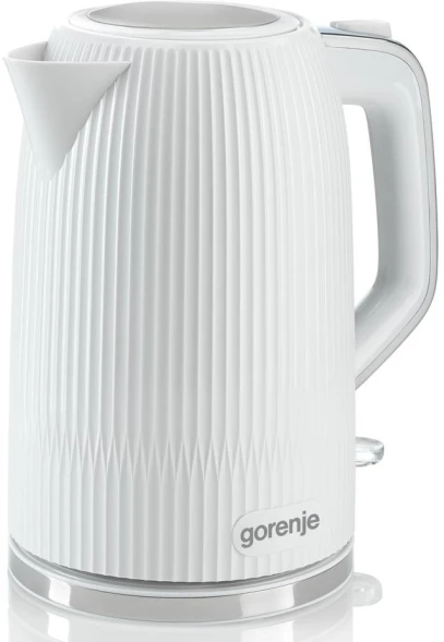 Чайник электрический Gorenje K17DPW 1.7л. 2200Вт белый/серебристый корпус: пластик/металл
