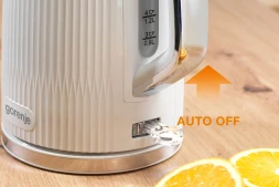 Чайник электрический Gorenje K17DPW 1.7л. 2200Вт белый/серебристый корпус: пластик/металл