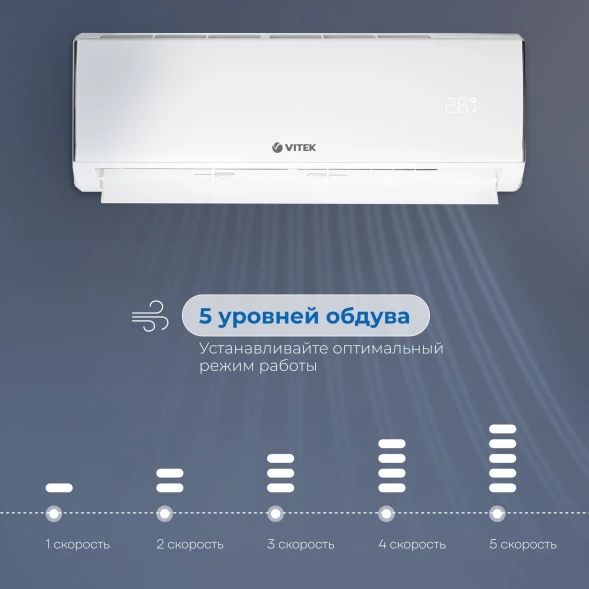 Сплит-система Vitek VT-2501 белый