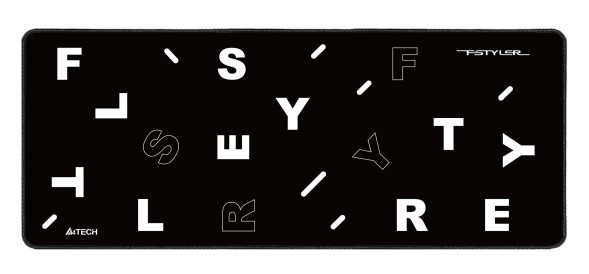 Коврик для мыши A4Tech FStyler FP75 XL черный/белый 750x300x2мм (FP75 BLACK)