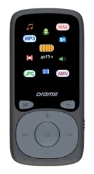 Плеер Hi-Fi Flash Digma B4 8Gb черный/1.8&amp;quot;/FM/microSDHC