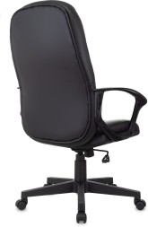 Кресло руководителя Бюрократ T-898 черный Leather Black эко.кожа крестов. пластик
