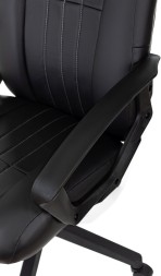 Кресло руководителя Бюрократ T-898 черный Leather Black эко.кожа крестов. пластик