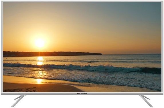 Телевизор LED PolarLine 65&amp;quot; 65PU51TC-SM серебристый 4K Ultra HD 50Hz DVB-T DVB-T2 DVB-C WiFi Smart TV (RUS)