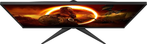 Монитор AOC 23.8&amp;quot; 24G2SPAE черный/красный IPS LED 1ms 16:9 HDMI M/M матовая 250cd 178гр/178гр 1920x1080 165Hz FreeSync Premium VGA DP FHD 3.75кг