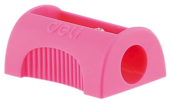 Точилка для карандашей ручная Deli E0594 1 отверстие пластик ассорти туба