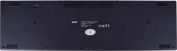 Клавиатура Acer OKR010 черный USB беспроводная slim Multimedia (ZL.KBDEE.003)
