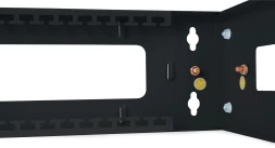 Кронштейн телекоммуникационный Cabeus NC-3U-BK настен. регул.глуб. 3U 19" нагр.:15кг черный