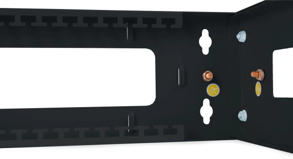 Кронштейн телекоммуникационный Cabeus NC-3U-BK настен. регул.глуб. 3U 19&amp;quot; нагр.:15кг черный